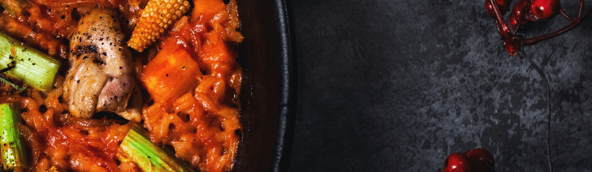 Delicious food background